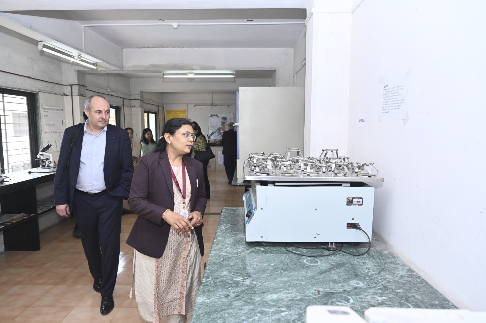 French visitors exploring GARTI facilities